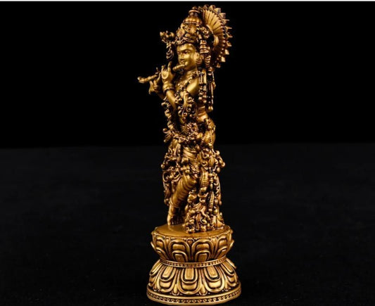 Vesqen Divine Shree Krishna Dashboard Idol (Premium MDF Edition)