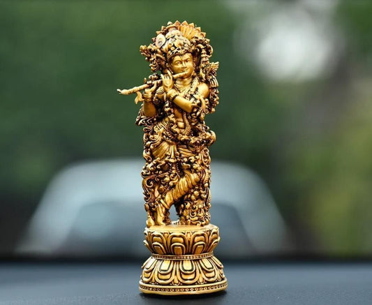 Vesqen Divine Shree Krishna Dashboard Idol (Premium MDF Edition)